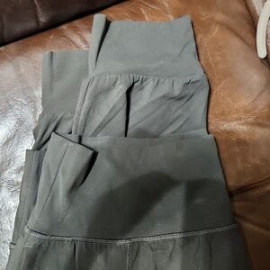 Athleta Green/Gray Jogger Style Pants